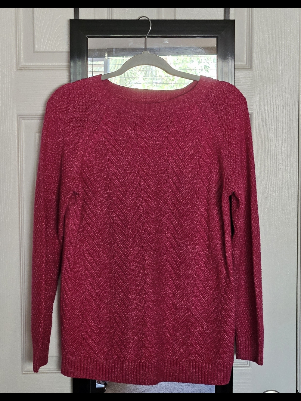 Sonoma Women's Crewneck Pink Sweater Size Medium